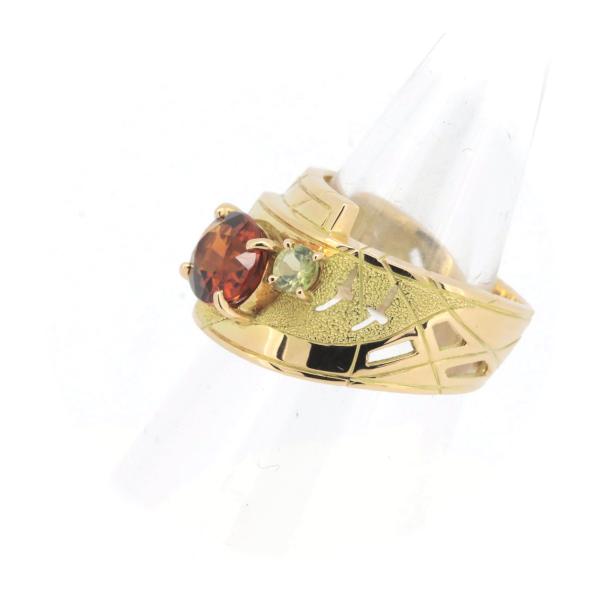 Ikeda Keiko AK Collection Citrine Ring in K18 Yellow Gold, 1.77ct, Size 13 - Second-hand
