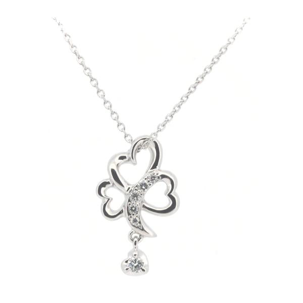 Pre-owned 18K White Gold Diamond Necklace in Great Condition