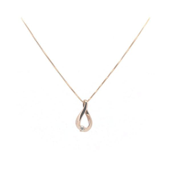 [LuxUness]  "Vandome Aoyama Diamond Necklace, K18 Pink Gold & Diamond, Gold for Women [Preowned]" in Excellent condition
