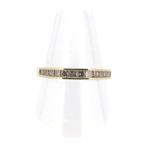 GSTV Brown Diamond Ring, Size 14, 0.70ct in K18 Yellow Gold for Women - Preloved