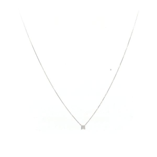 Canal 4°C Women's Platinum PT850 Necklace with 0.188ct Diamond - Preowned