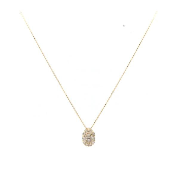 GSTV Brown Diamond Pendant, 0.40ct with Necklace in K18 Yellow Gold for Women - Second Hand