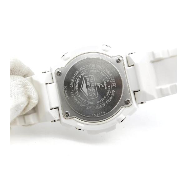 Casio Men's G-SHOCK G-STEEL GST-W300 Digital Analog Watch in White Resin in Great Condition