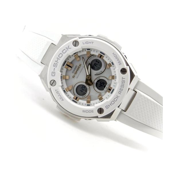 Casio Men's G-SHOCK G-STEEL GST-W300 Digital Analog Watch in White Resin in Great Condition