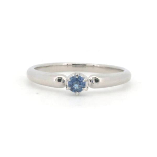 4°C Sapphire Ring, Size 9, PT950 (Platinum), Women's, Pre-owned in Great Condition