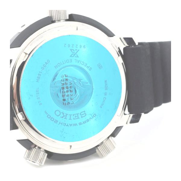 Seiko  Seiko Prospex PADI Model SBEQ003 Men's Watch in Black Stainless-Steel/Resin SBEQ003 H851-00A0 in Excellent condition