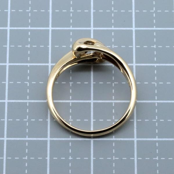 POLA Diamond Ring 0.11ct in 18K Yellow Gold (Size 16) for Women - Pre-owned in Great Condition