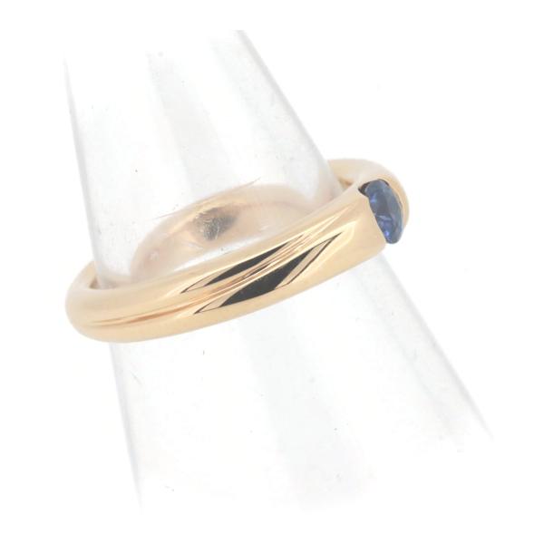 4°C Sapphire Ring, Size 12, K18YG (18K Yellow Gold), Women's, Pre-owned  in Great Condition