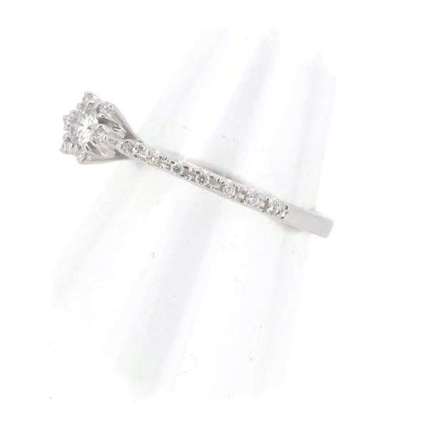 [LuxUness]  Ponte Vecchio Ladies' Diamond Ring, 0.24ct Size 10 in K18 White Gold (Previously Owned) in Excellent condition