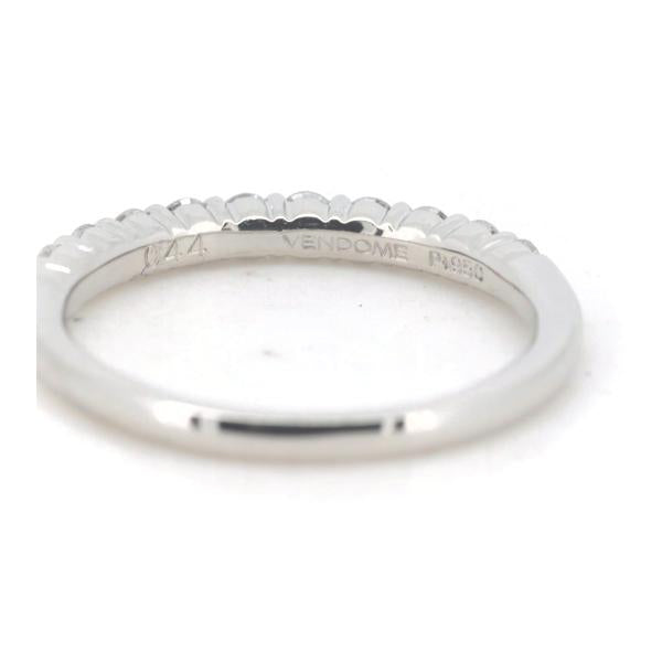 [LuxUness]  Vandome Aoyama Half Eternity Diamond Ring, 0.44ct, Size 11.5, PT950 Platinum for Women, Preloved  in Excellent condition