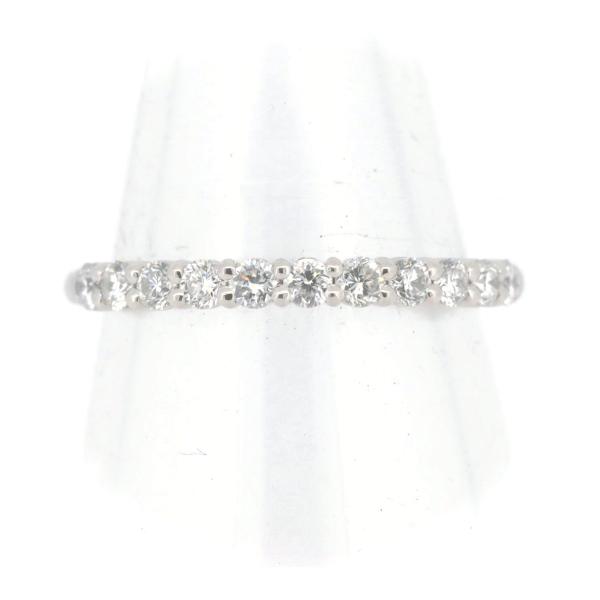 Vandome Aoyama Half Eternity Diamond Ring, 0.44ct, Size 11.5, PT950 Platinum for Women, Preloved  in Great Condition