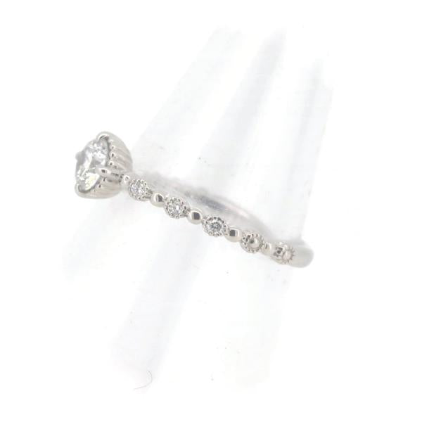 [LuxUness]  PT900 Diamond Ring 0.339ct (F/SI2/VG), Size 11 in Platinum for Women in Excellent condition