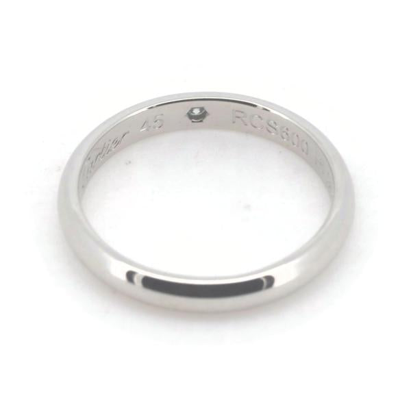 Cartier Platinum 1895 Diamond Wedding Ring  Metal Ring B40577 in Excellent condition