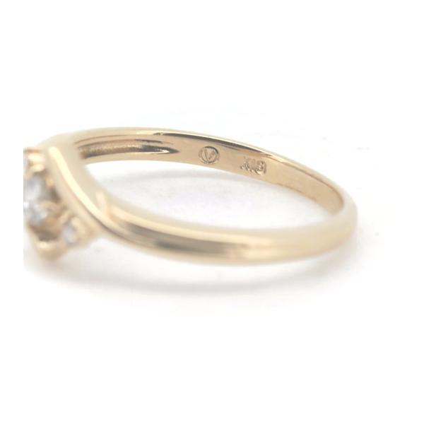 Vandome Aoyama 0.12ct Diamond Ring, Size 11, K18 Pink Gold for Women, Preloved