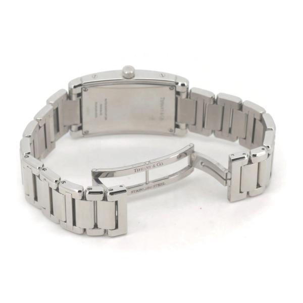 Tiffany & Co. Grand Watch Z0030.13 Men's Quartz Stainless Steel Wristwatch, Silver, [Used] Z0030.13
