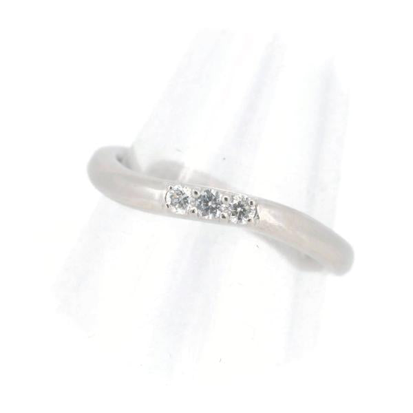 Other Platinum Diamond Chisse Ring  Metal Ring in Excellent condition