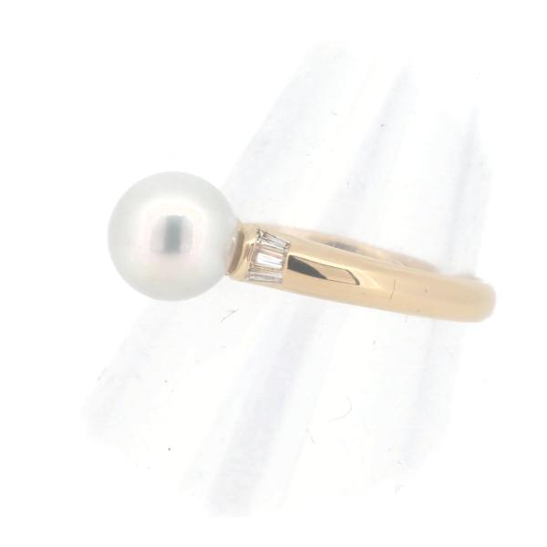 18K Solitaire Pearl Ring  in Great Condition