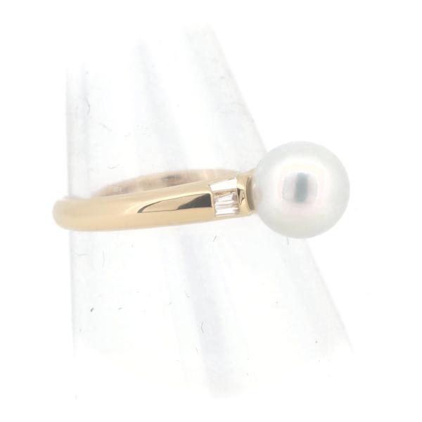 18K Solitaire Pearl Ring  in Great Condition