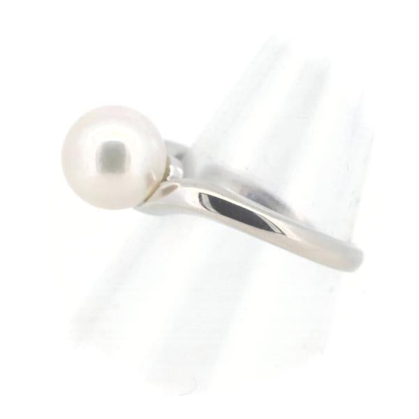 Mikimoto Platinum Pearl Ring Metal Ring in Excellent condition