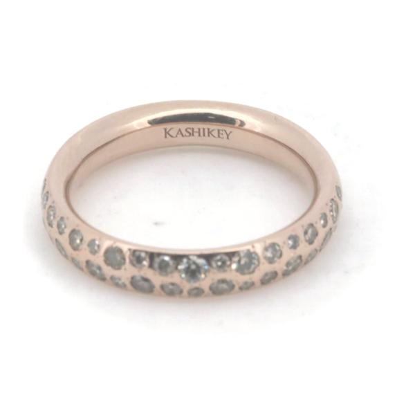 KASHIKEY Diamond Ring Size 11 with 0.40ct Diamond in 18K Pink Gold for Women in Excellent Condition