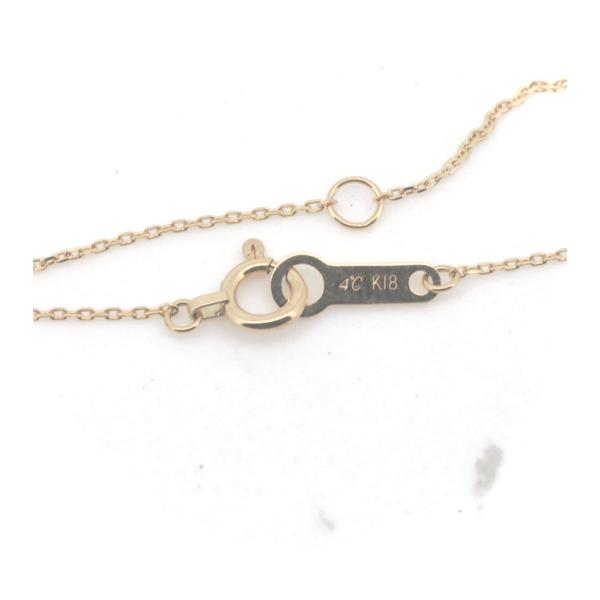 4°C Ladies' Diamond Necklace in K18 Yellow Gold - Preowned in Great Condition