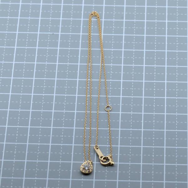 4°C Ladies' Diamond Necklace in K18 Yellow Gold - Preowned in Great Condition