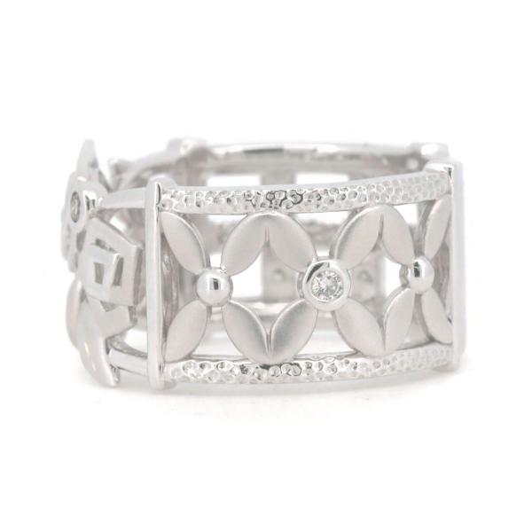 Mari Yamamoto Diamond Ring 0.375ct, Size 15 in K18 White Gold for Women