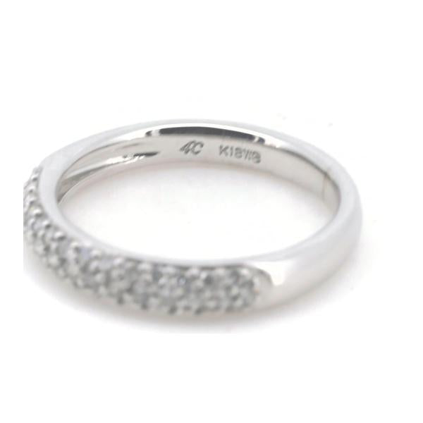 [LuxUness]  4℃ Pavé Diamond Ring in K18 White Gold (Size 12), Ladies' Jewelry  in Excellent condition