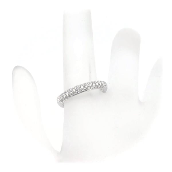 4℃ Pavé Diamond Ring in K18 White Gold (Size 12), Ladies' Jewelry  in Great Condition