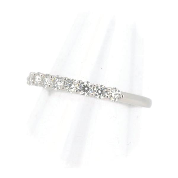 GSTV Half Eternity Diamond Ring in Platinum PT950 - Size 11, Diamond 0.40ct for Women
