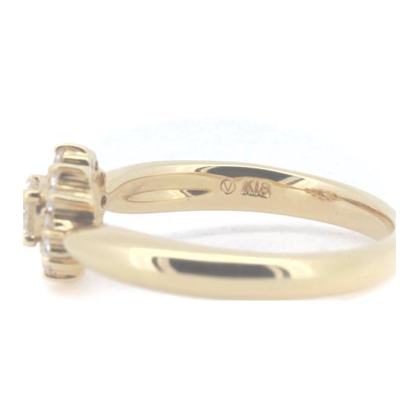 Vandome Aoyama Diamond Ring, 0.27ct, Size 11, K18 Yellow Gold, Gold for Women