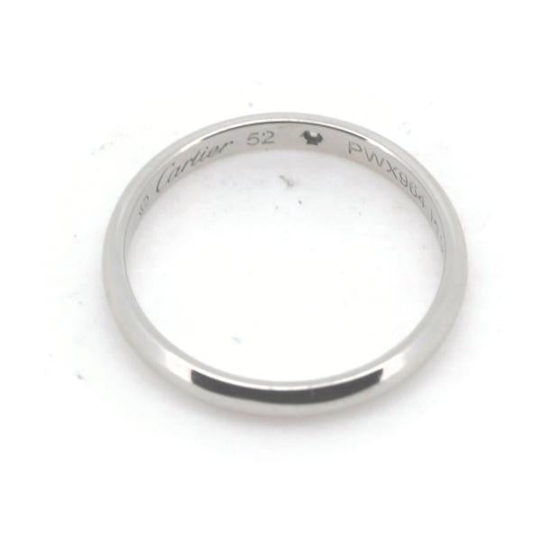 Cartier Platinum 1895 Diamond Wedding Ring Metal Ring in Excellent condition