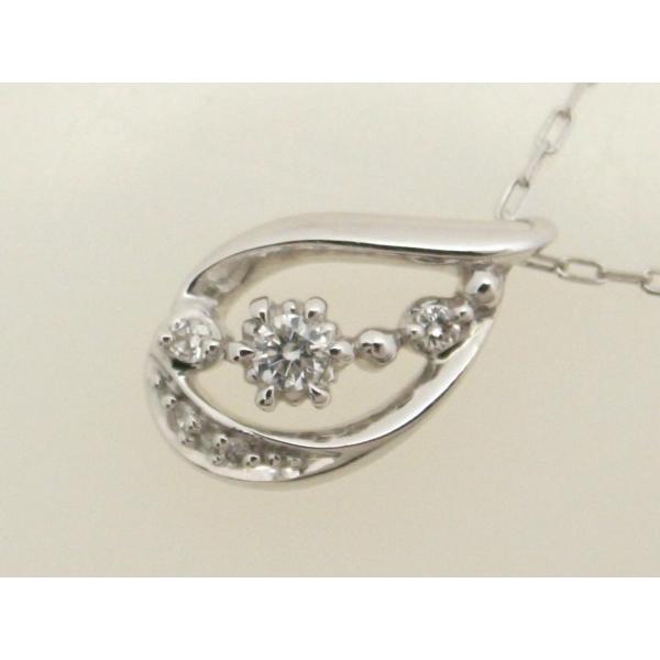 4℃ Limited Edition 2014 Diamond Necklace Pendant of K18 White Gold for Women in Great Condition