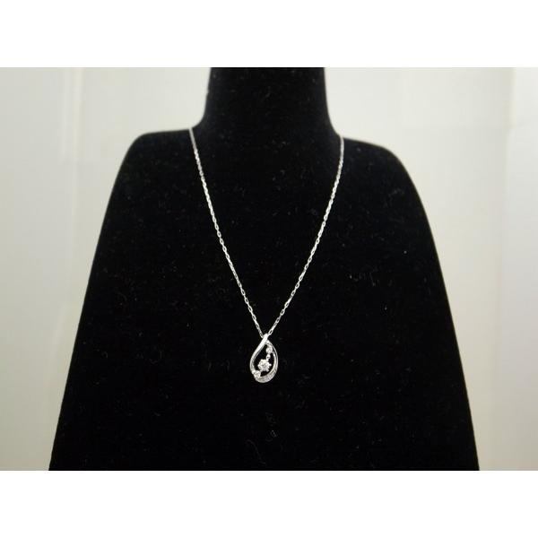 4℃ Limited Edition 2014 Diamond Necklace Pendant of K18 White Gold for Women in Great Condition