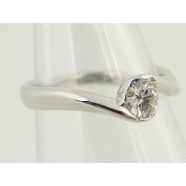 4℃ Ladies Diamond Ring, Size 6, PT950 Platinum, 0.173ct [Pre-owned] in Great Condition