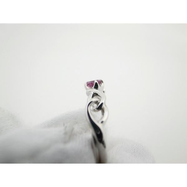 4℃ Women's Ring with Pink Stone, Size 10, in Pt950 Platinum - Unique and Stylish in Great Condition