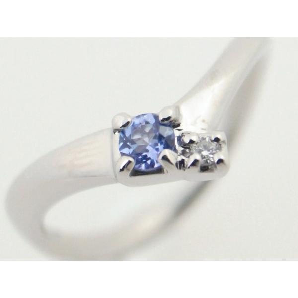 4℃ Women's Colored Stone and Diamond Ring, Size 10, in Pt950 Platinum - Statement of Sophistication in Great Condition