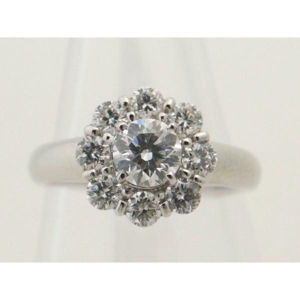 [LuxUness]  Women's Diamond Ring, 0.511ct, Size12, in Pt900 Platinum - Elegant and Timeless Piece in Excellent condition
