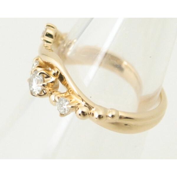 4℃ Diamond Ring in K18 Pink Gold (18K Gold) Size 8 Ladies' by YonDoSi - Used in Great Condition