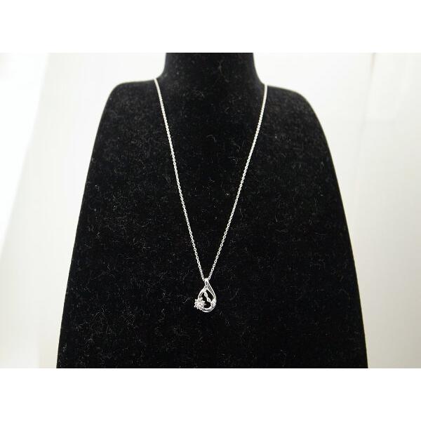 4℃ Limited Edition 2011 Dewdrop Motif Diamond Necklace in K18 White Gold - Silver for Women in Great Condition