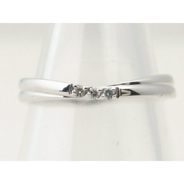4℃ Diamond Ring in K10 White Gold (10K Gold) Size 9 Women's from YonDoSi - Preowned