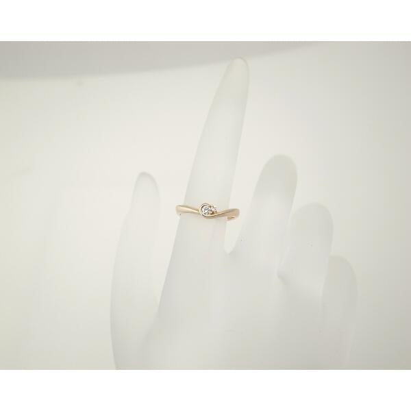 Star Jewelry - Unique 2P D0.06ct Diamond Ring in K18 Pink Gold, Size 7, Gold for Women (Pre-owned) in Great Condition