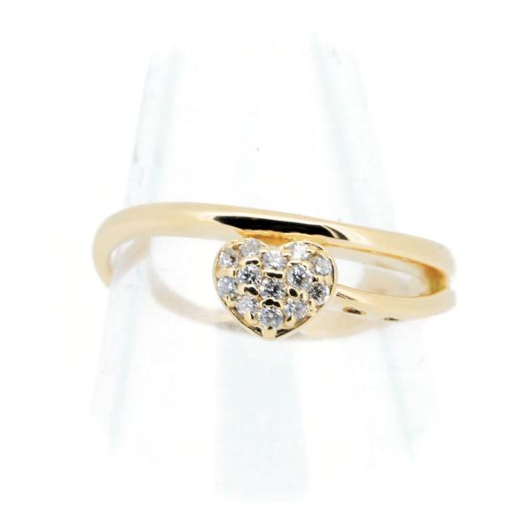 Ponte Vecchio - Diamond Ring of 0.12ct in K18 Yellow Gold, Size 11, Gold for Women (Pre-owned)