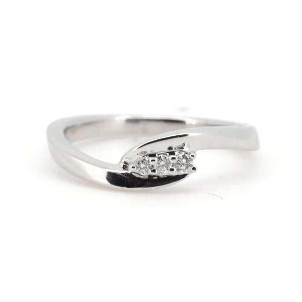 4℃ Diamond Ring in K18 White Gold (18K Gold) Size 7 for Ladies from YonDoSi - Preowned in Great Condition