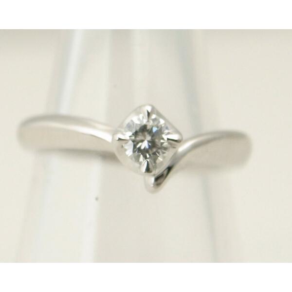 [LuxUness]  4℃ Diamond Ring (0.141ct) Size 8 in PT950 Platinum by YonDoSi for Women - Secondhand in Excellent condition