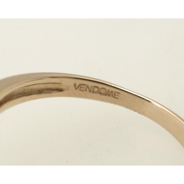 Vandome Aoyama 11 Ring Size Diamond Ring, K18 Pink Gold, Ladies, Pre-Owned in Great Condition