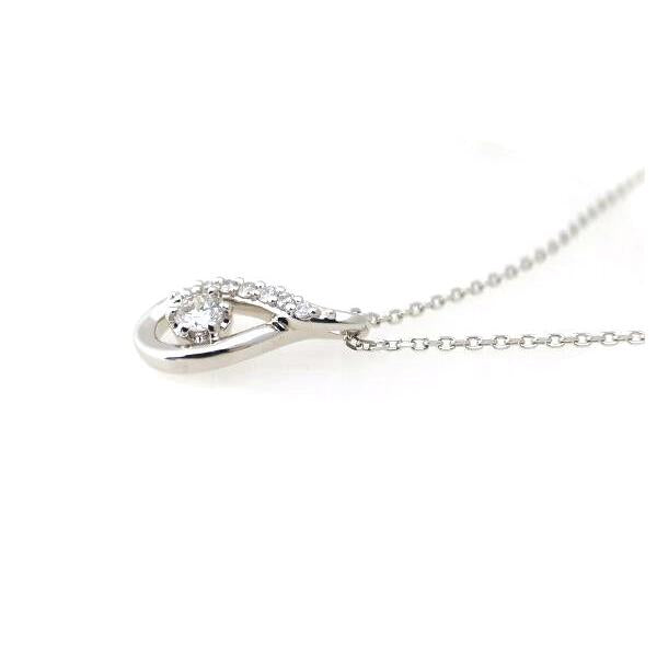[LuxUness]  4℃ Diamond Necklace in PT850 Platinum, Ladies' Jewelry in Excellent condition