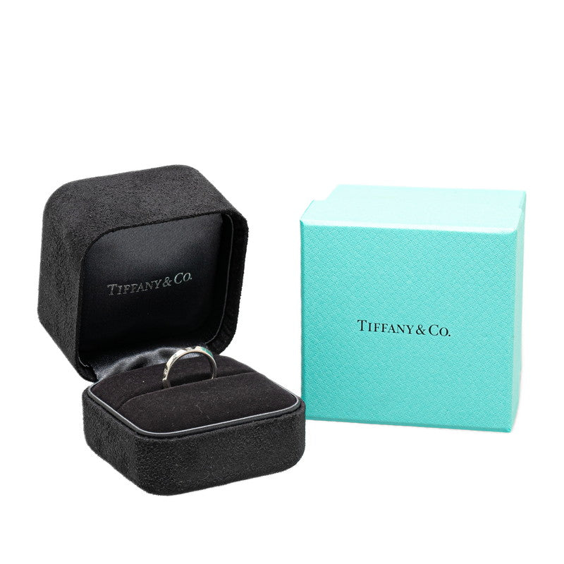 Tiffany & Co True Band Ring 5P Diamond Pt950 Platinum in Great Condition