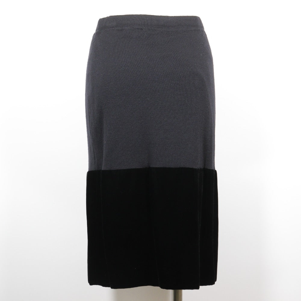 Dior Wool Rayon Skirt Black