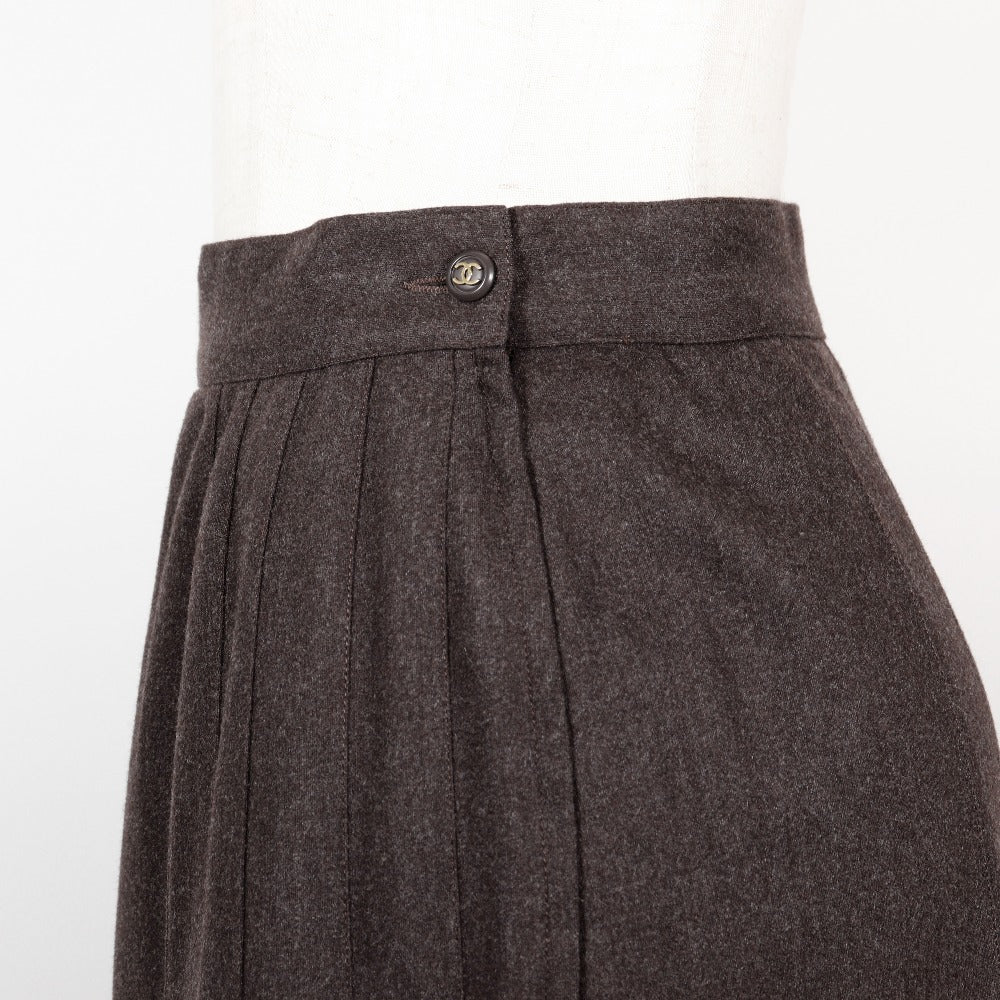 Chanel Wool Flare Skirt P03640V03532